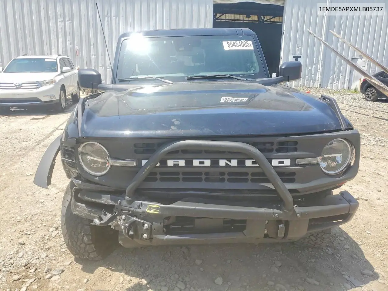 2021 Ford Bronco Base VIN: 1FMDE5APXMLB05737 Lot: 85454005