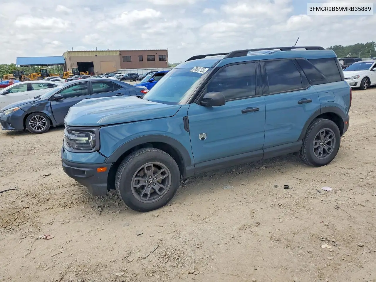 2021 Ford Bronco Sport Big Bend VIN: 3FMCR9B69MRB35889 Lot: 85605125