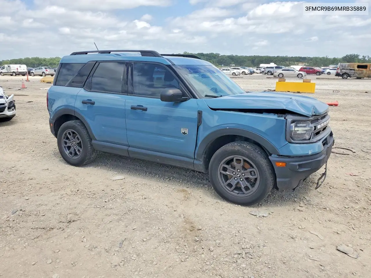 2021 Ford Bronco Sport Big Bend VIN: 3FMCR9B69MRB35889 Lot: 85605125