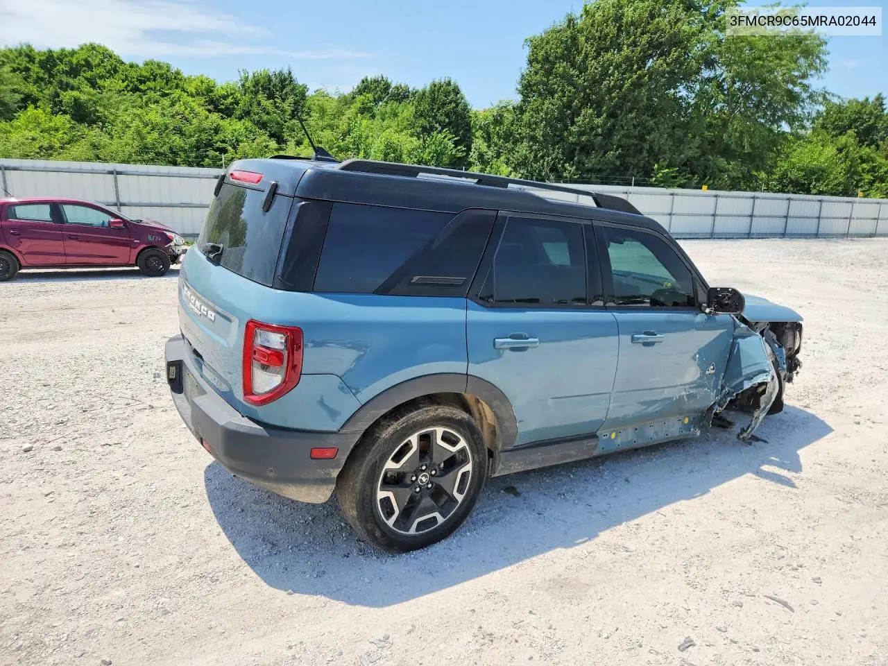 2021 Ford Bronco Sport Outer Banks VIN: 3FMCR9C65MRA02044 Lot: 85964335