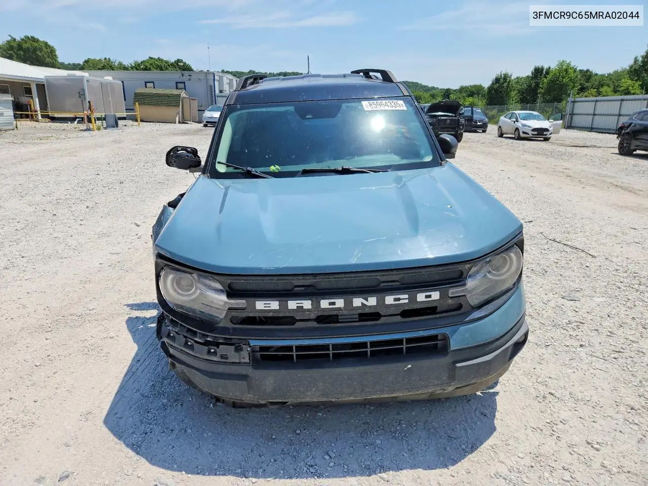 2021 Ford Bronco Sport Outer Banks VIN: 3FMCR9C65MRA02044 Lot: 85964335