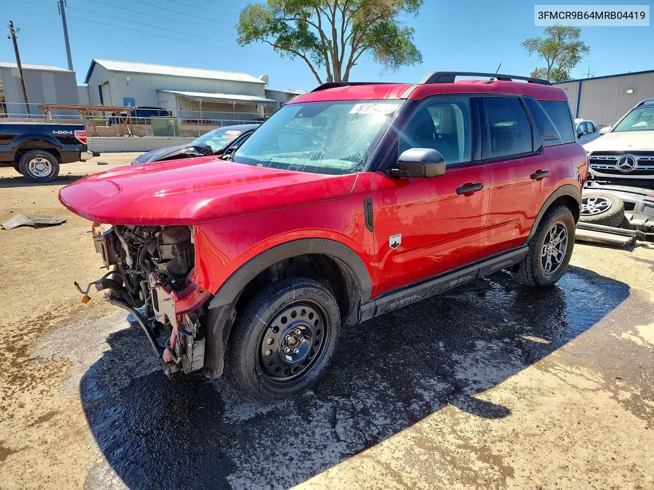2021 Ford Bronco Sport Big Bend VIN: 3FMCR9B64MRB04419 Lot: 85974225