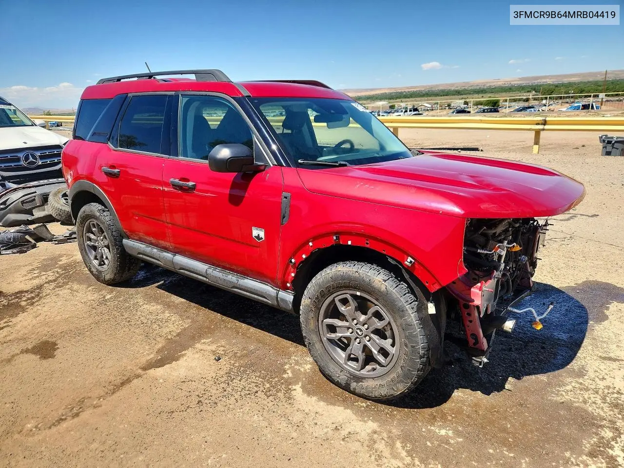 2021 Ford Bronco Sport Big Bend VIN: 3FMCR9B64MRB04419 Lot: 85974225