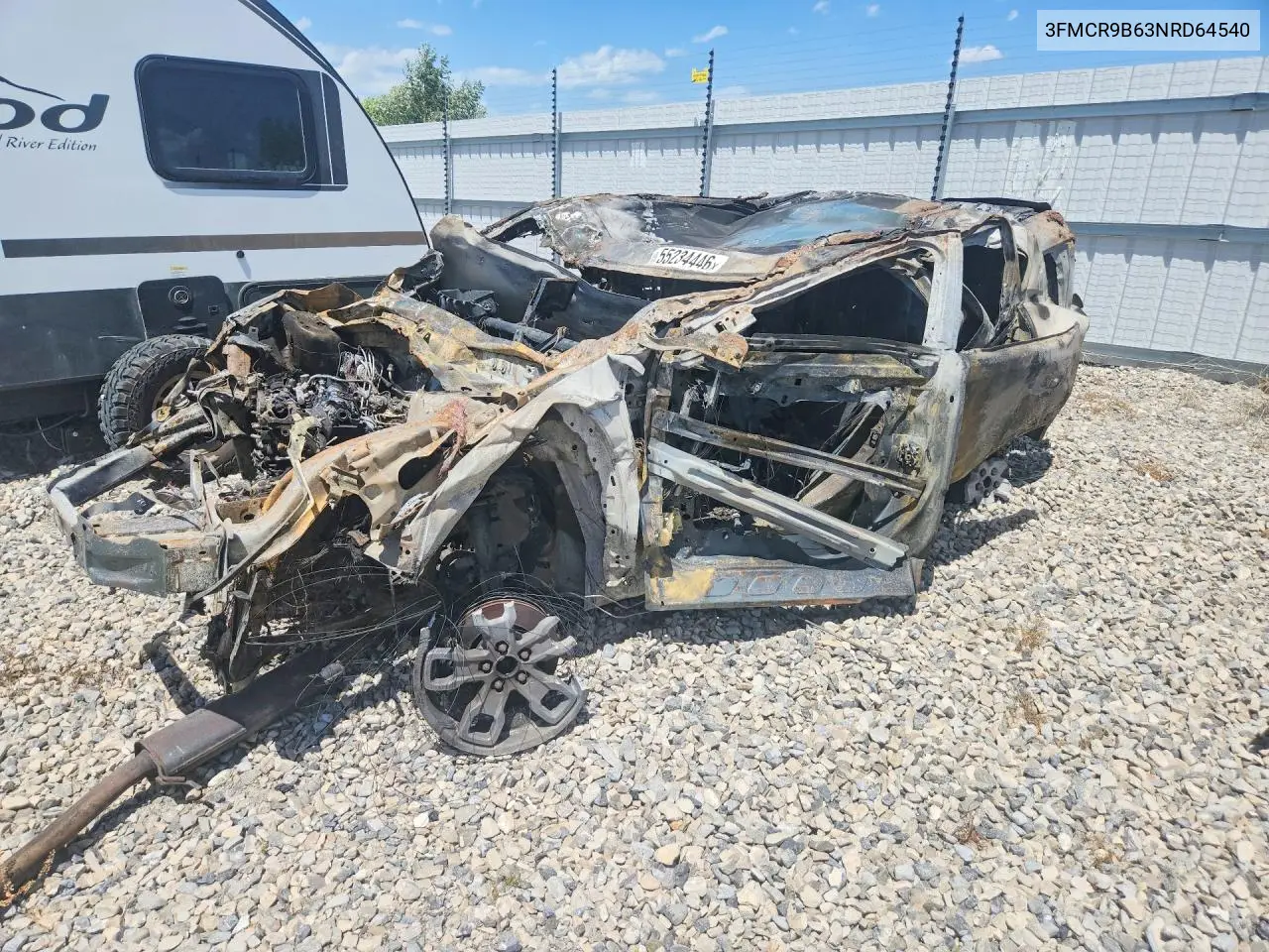 2022 Ford Bronco Sport Big Bend VIN: 3FMCR9B63NRD64540 Lot: 55234446