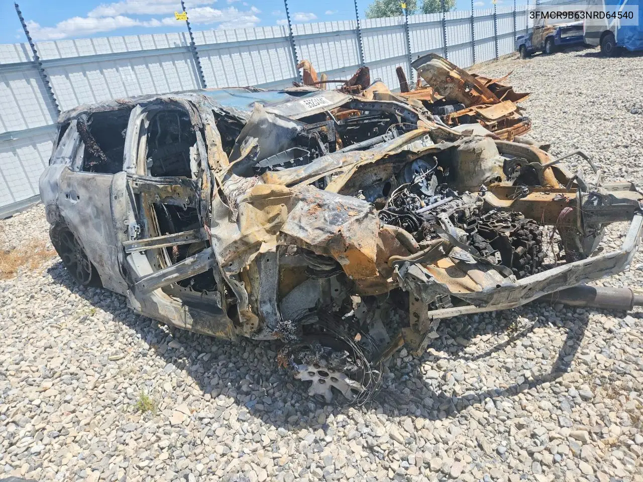 2022 Ford Bronco Sport Big Bend VIN: 3FMCR9B63NRD64540 Lot: 55234446