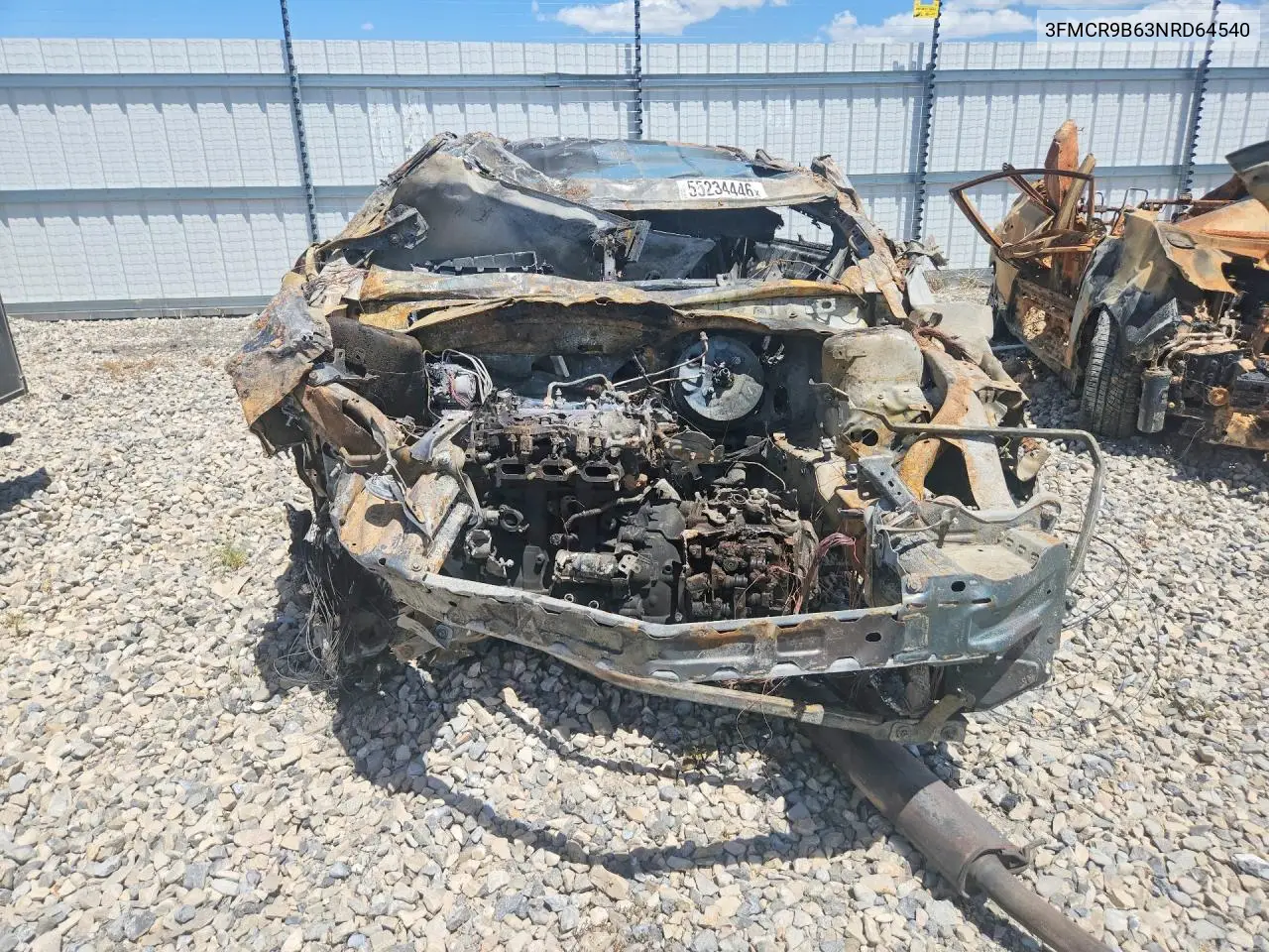 2022 Ford Bronco Sport Big Bend VIN: 3FMCR9B63NRD64540 Lot: 55234446