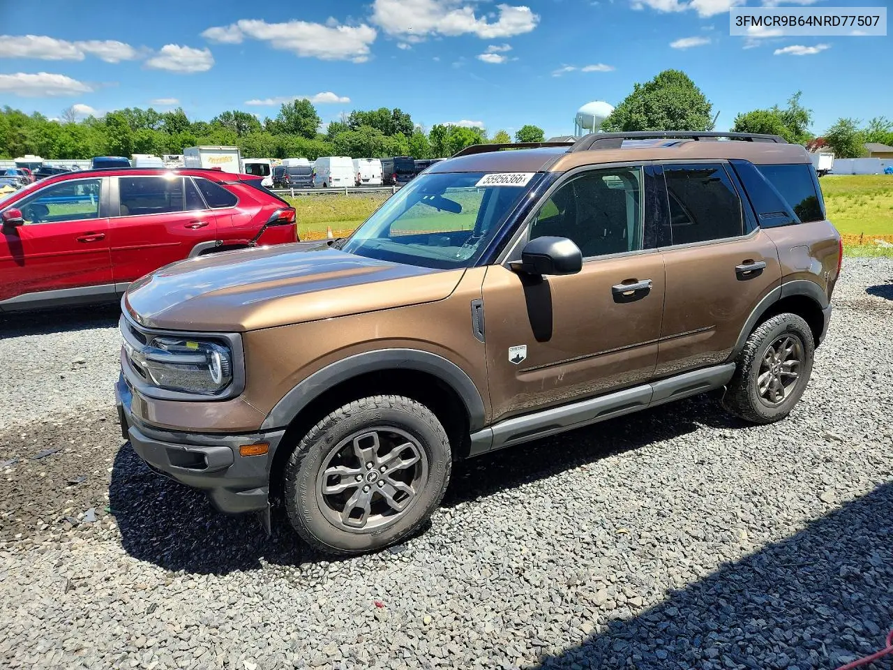 2022 Ford Bronco Sport Big Bend VIN: 3FMCR9B64NRD77507 Lot: 55956366