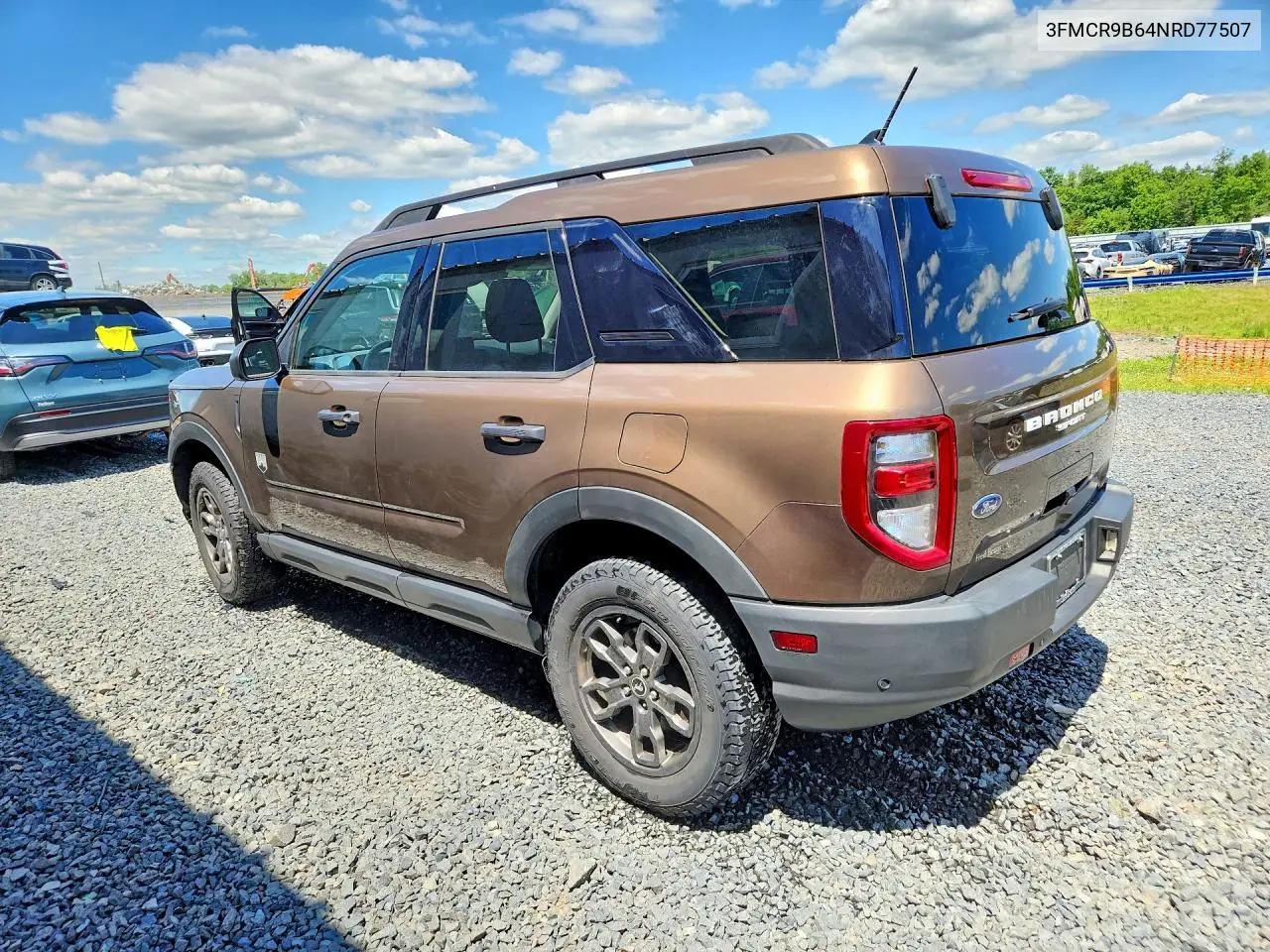 2022 Ford Bronco Sport Big Bend VIN: 3FMCR9B64NRD77507 Lot: 55956366