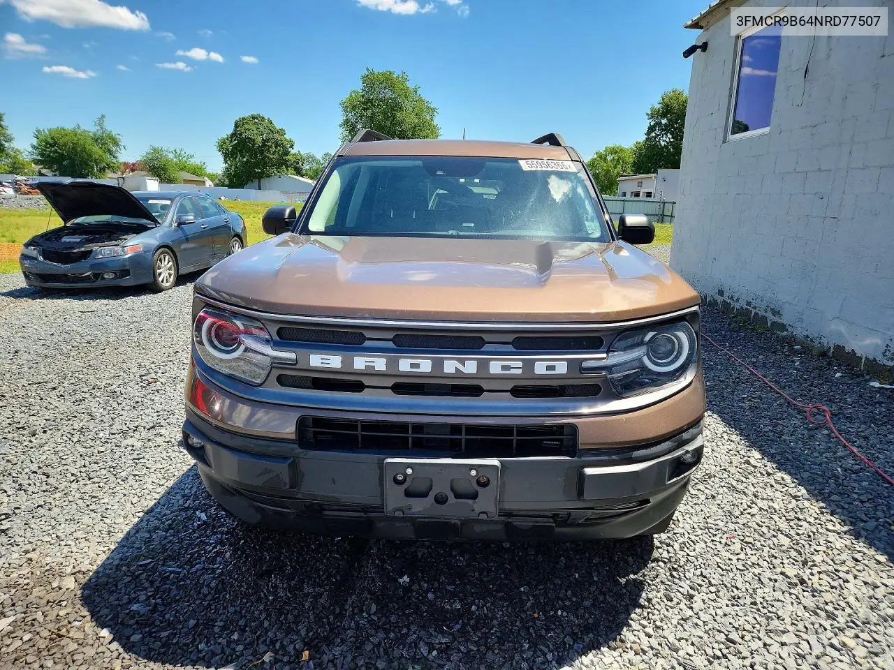 2022 Ford Bronco Sport Big Bend VIN: 3FMCR9B64NRD77507 Lot: 55956366