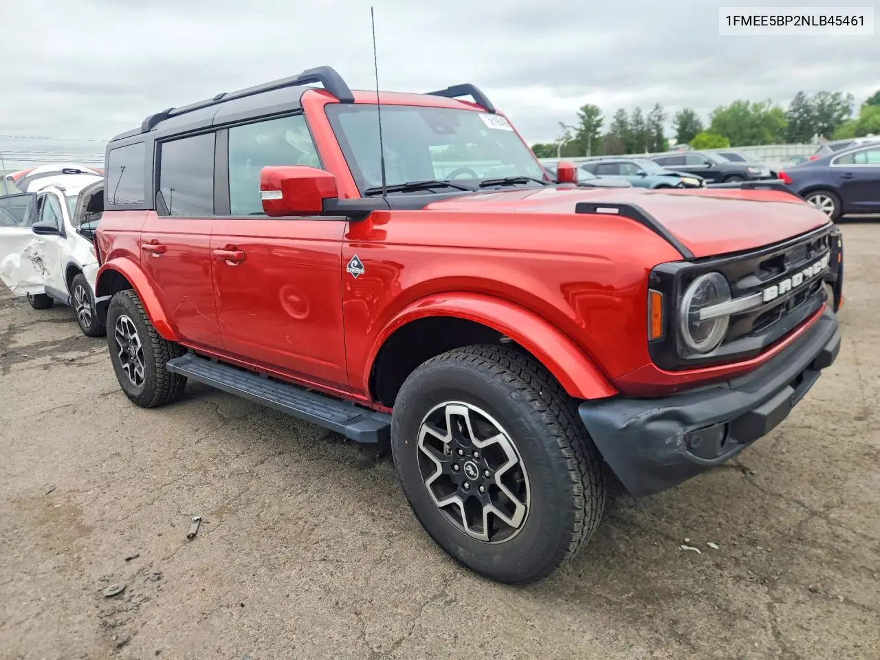 2022 Ford Bronco Base VIN: 1FMEE5BP2NLB45461 Lot: 56195496