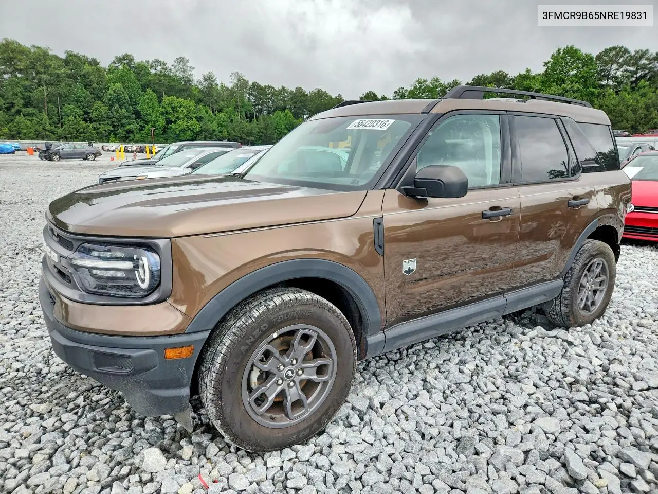 2022 Ford Bronco Sport Big Bend VIN: 3FMCR9B65NRE19831 Lot: 56420316