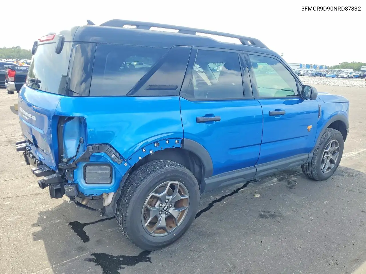 2022 Ford Bronco Sport Badlands VIN: 3FMCR9D90NRD87832 Lot: 56473226