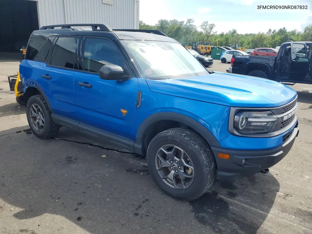 2022 Ford Bronco Sport Badlands VIN: 3FMCR9D90NRD87832 Lot: 56473226