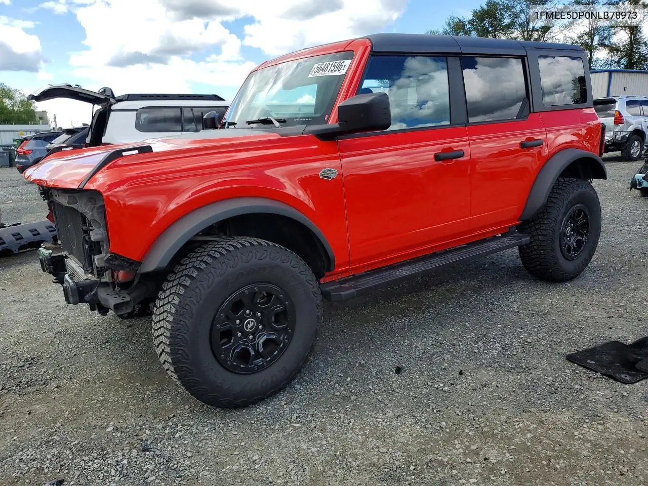 2022 Ford Bronco Base VIN: 1FMEE5DP0NLB78973 Lot: 56481596
