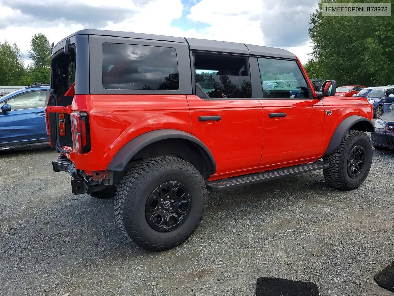 2022 Ford Bronco Base VIN: 1FMEE5DP0NLB78973 Lot: 56481596