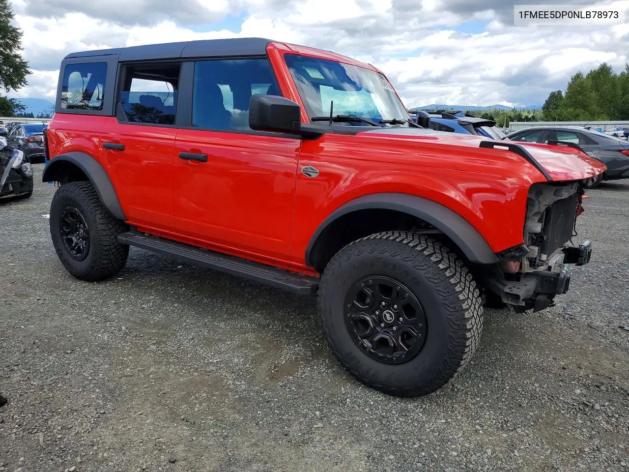 2022 Ford Bronco Base VIN: 1FMEE5DP0NLB78973 Lot: 56481596