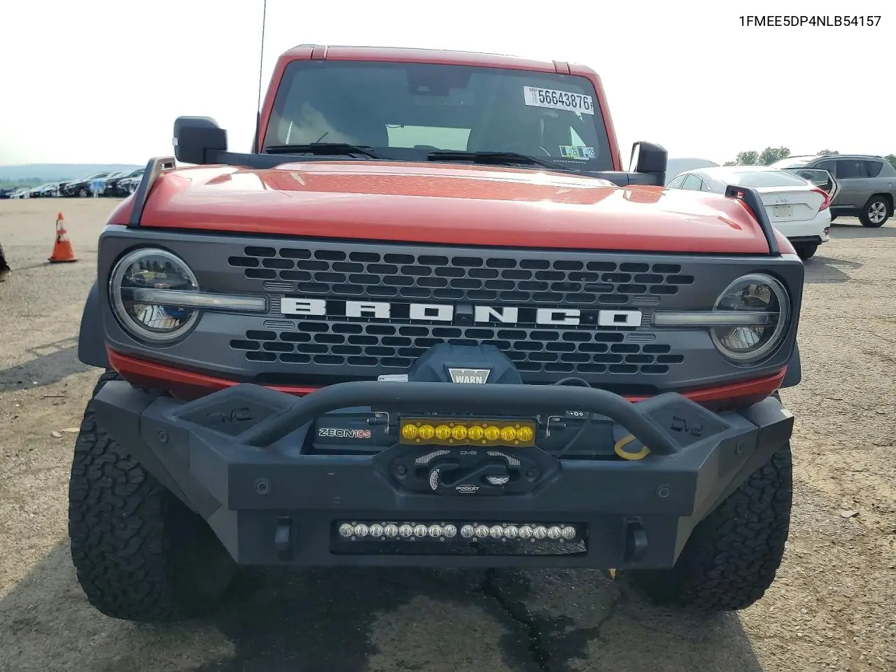 2022 Ford Bronco Base VIN: 1FMEE5DP4NLB54157 Lot: 56643876