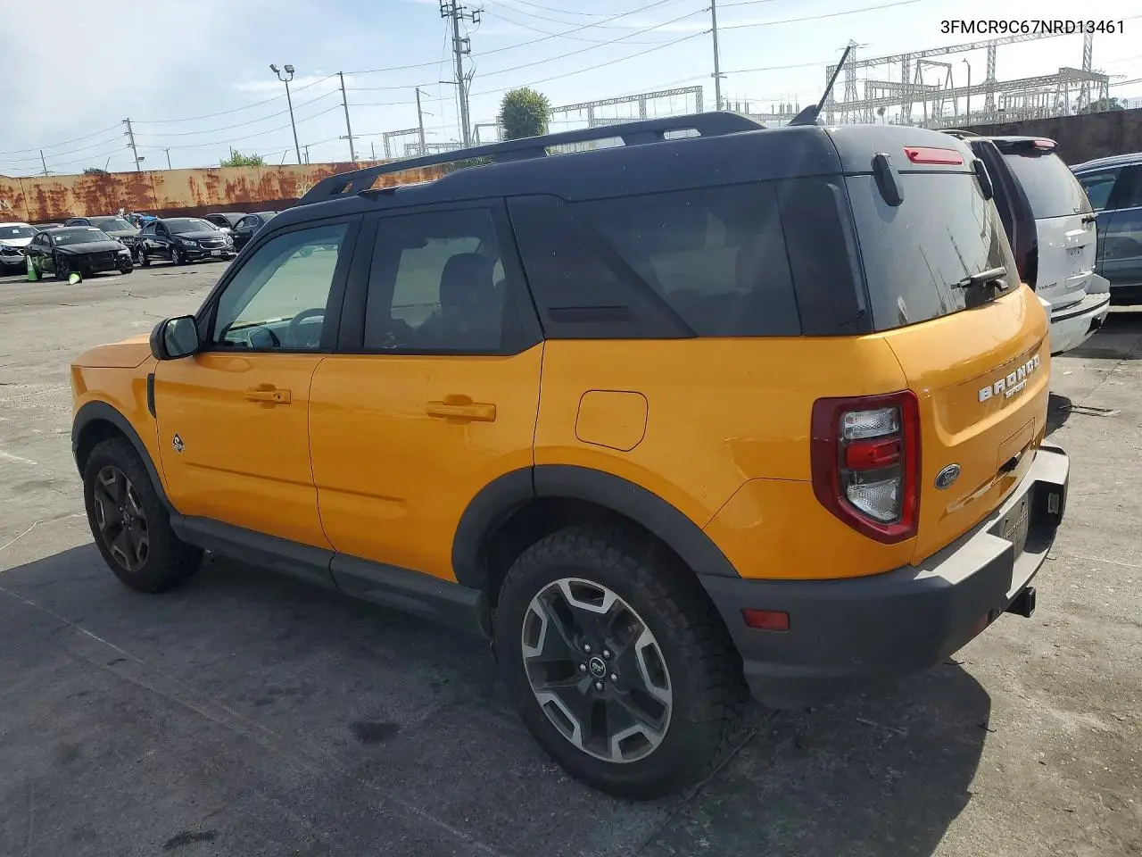 2022 Ford Bronco Sport Outer Banks VIN: 3FMCR9C67NRD13461 Lot: 56815196