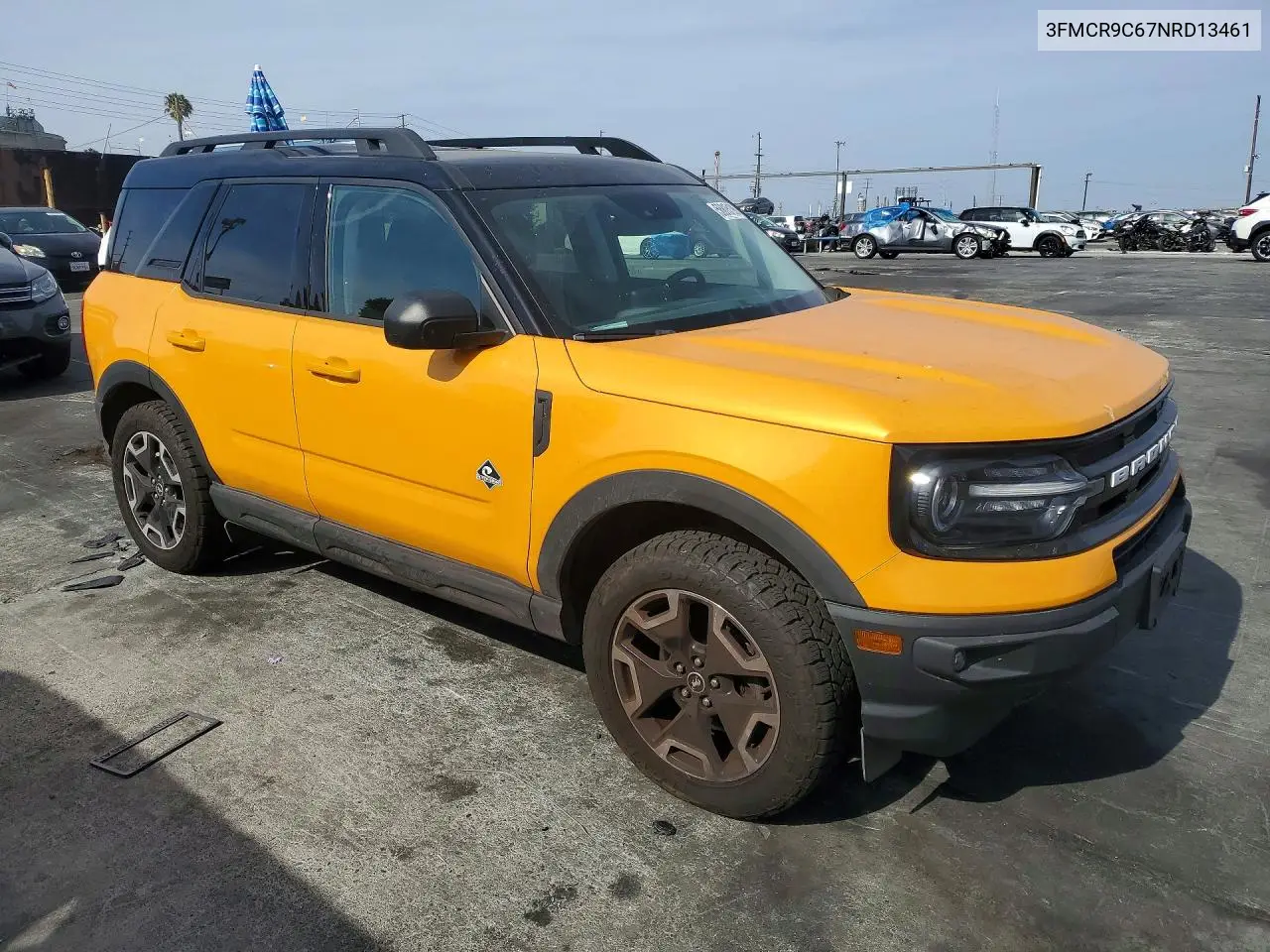 2022 Ford Bronco Sport Outer Banks VIN: 3FMCR9C67NRD13461 Lot: 56815196