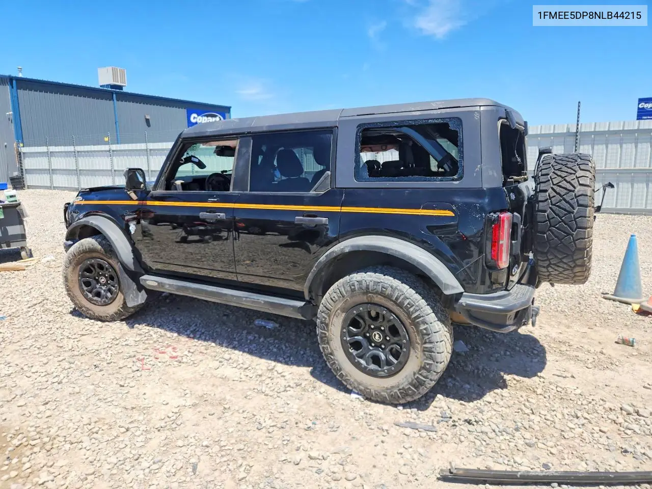 2022 Ford Bronco Base VIN: 1FMEE5DP8NLB44215 Lot: 56827636