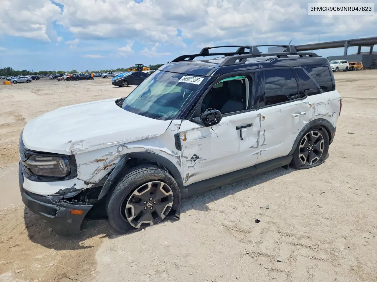 2022 Ford Bronco Sport Outer Banks VIN: 3FMCR9C69NRD47823 Lot: 56985936