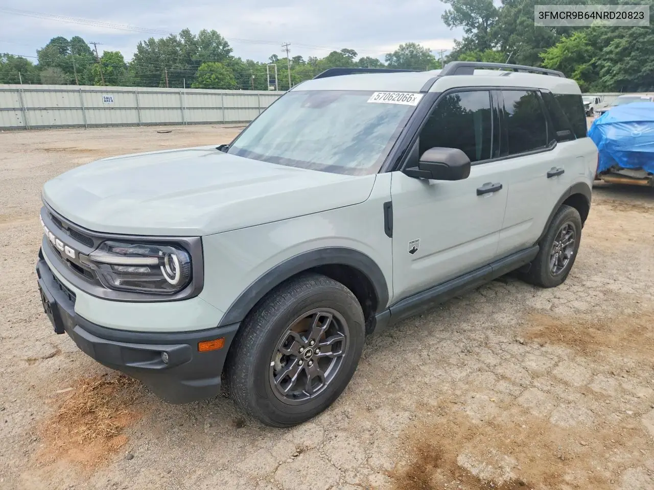 2022 Ford Bronco Sport Big Bend VIN: 3FMCR9B64NRD20823 Lot: 57062066