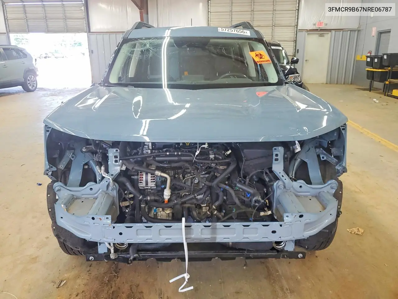 2022 Ford Bronco Sport Big Bend VIN: 3FMCR9B67NRE06787 Lot: 57257656