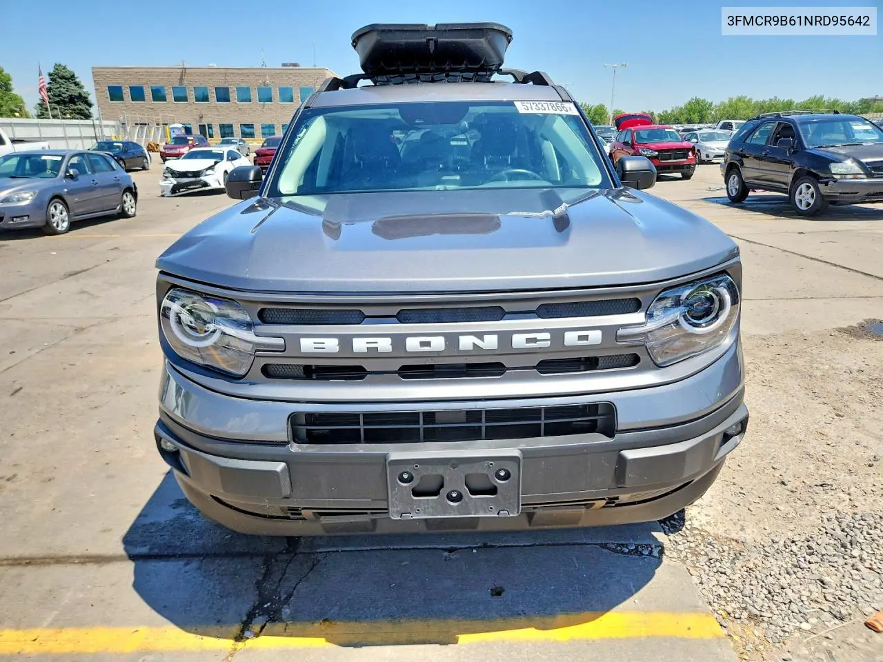 2022 Ford Bronco Sport Big Bend VIN: 3FMCR9B61NRD95642 Lot: 57337866