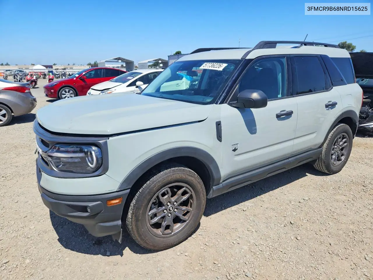 2022 Ford Bronco Sport Big Bend VIN: 3FMCR9B68NRD15625 Lot: 57736226