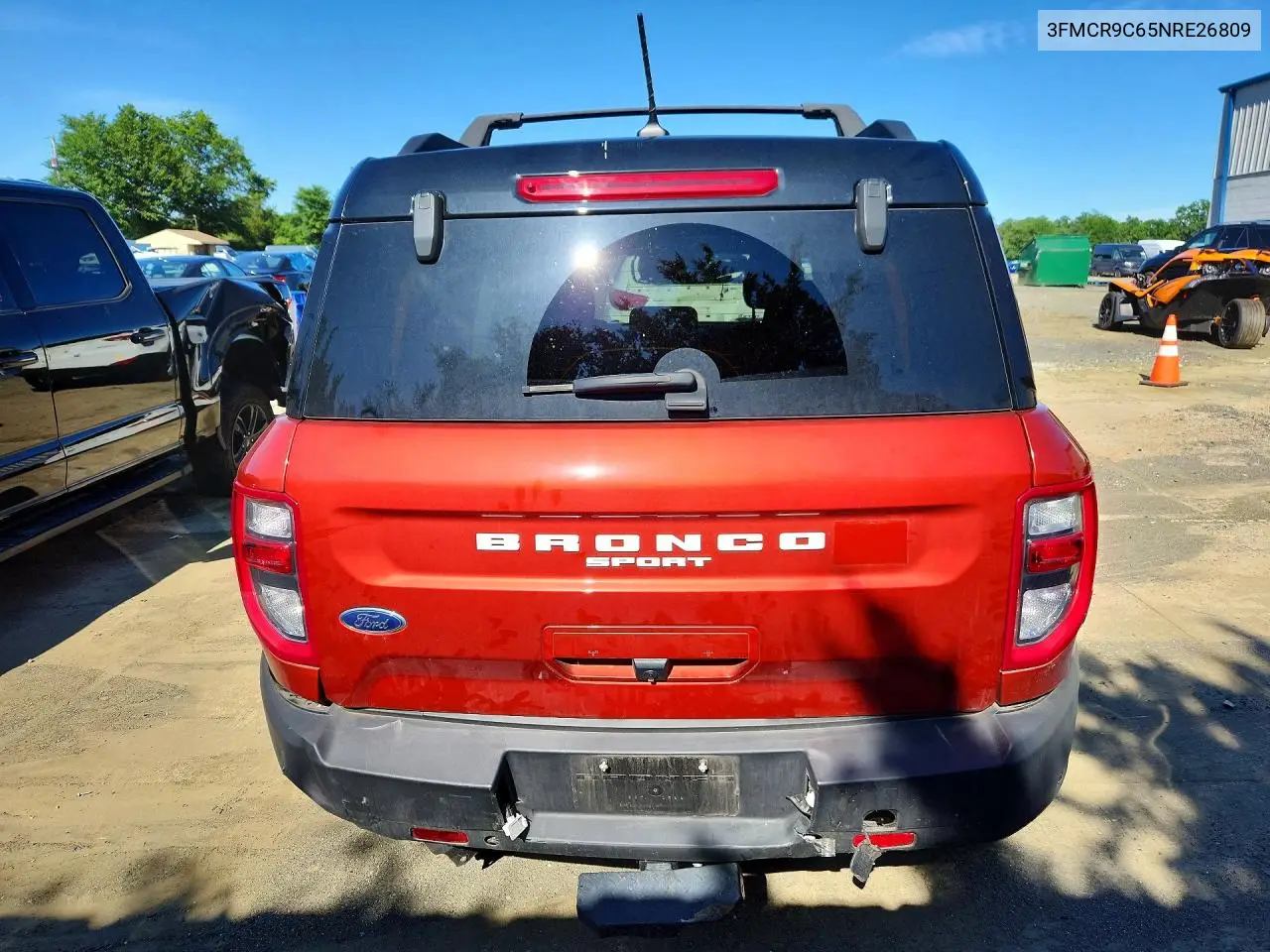 2022 Ford Bronco Sport Outer Banks VIN: 3FMCR9C65NRE26809 Lot: 57753476