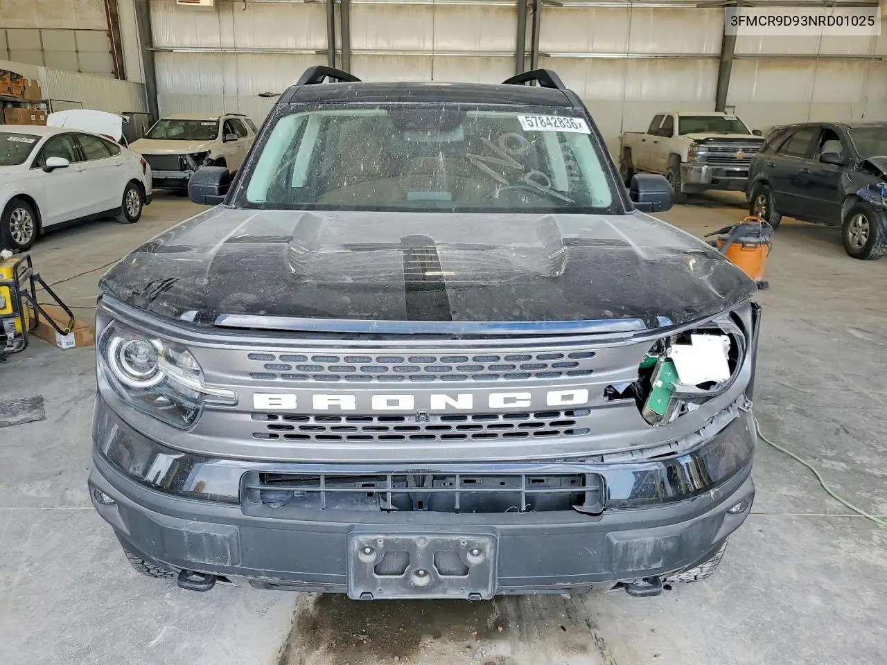2022 Ford Bronco Sport Badlands VIN: 3FMCR9D93NRD01025 Lot: 57842836