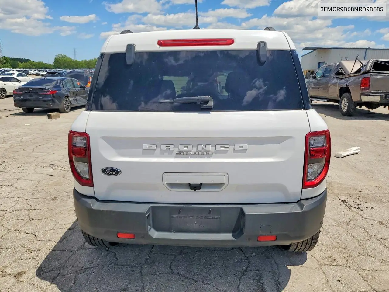 2022 Ford Bronco Sport Big Bend VIN: 3FMCR9B68NRD98585 Lot: 58059306