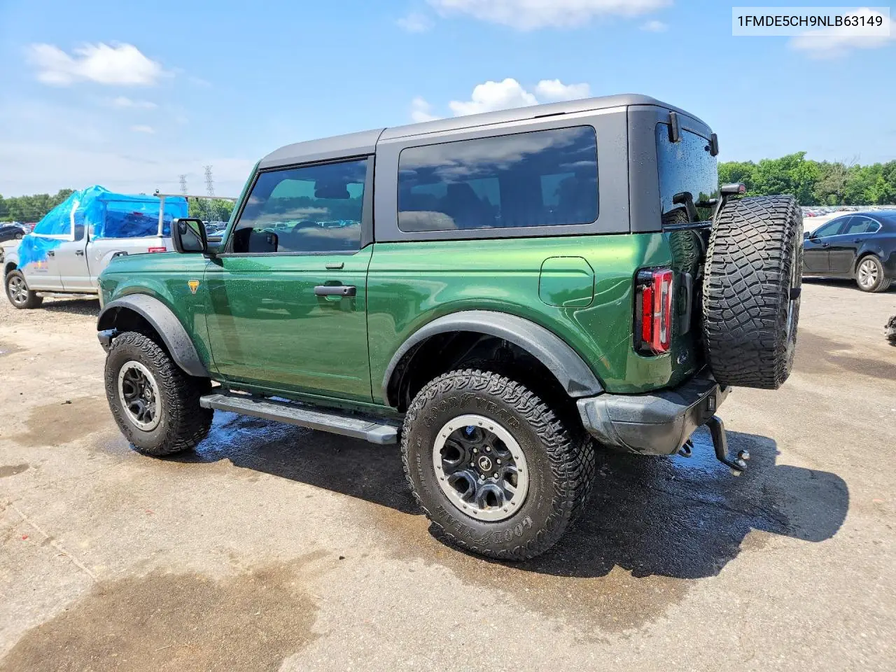 2022 Ford Bronco Base VIN: 1FMDE5CH9NLB63149 Lot: 58208926