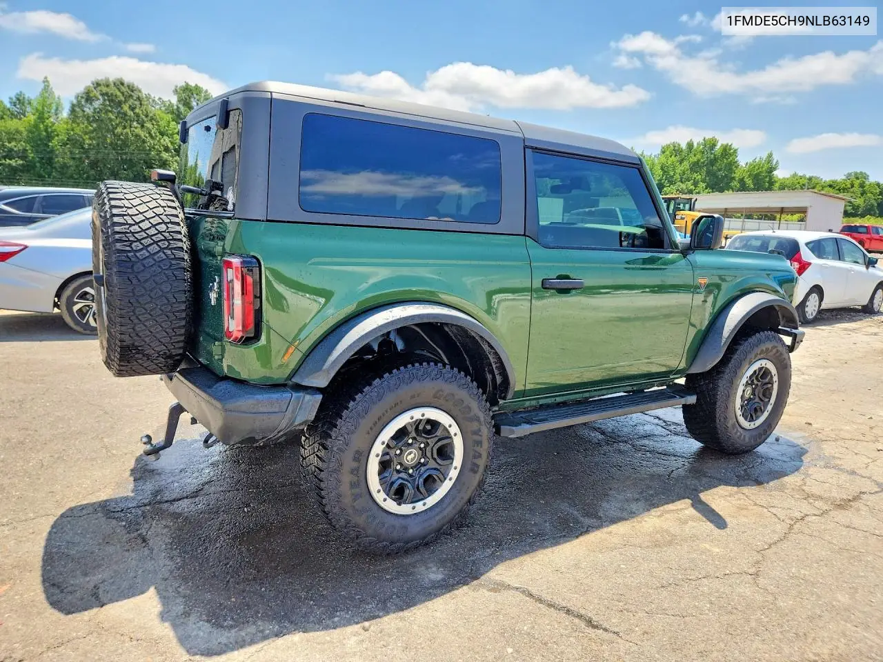 2022 Ford Bronco Base VIN: 1FMDE5CH9NLB63149 Lot: 58208926