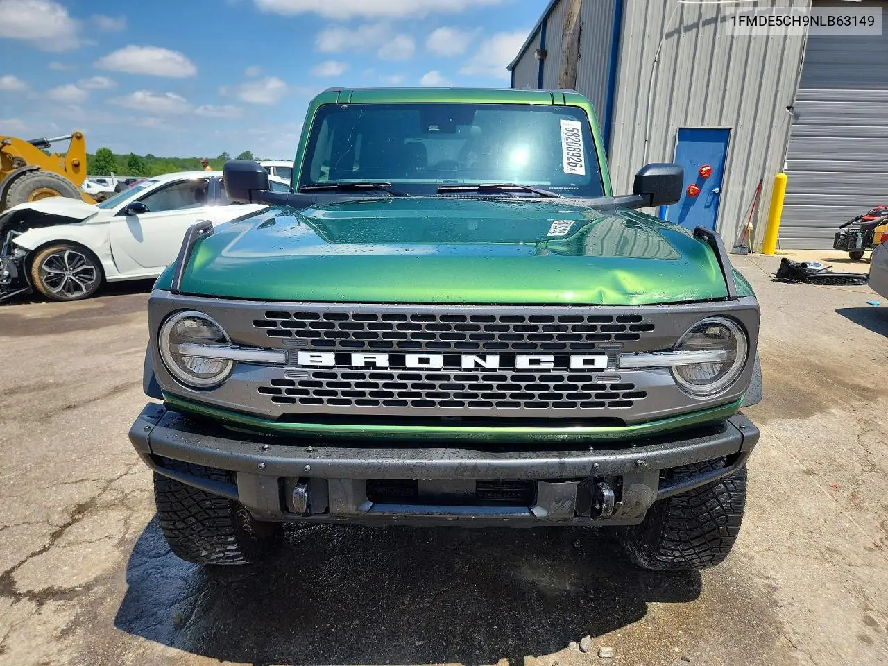 2022 Ford Bronco Base VIN: 1FMDE5CH9NLB63149 Lot: 58208926