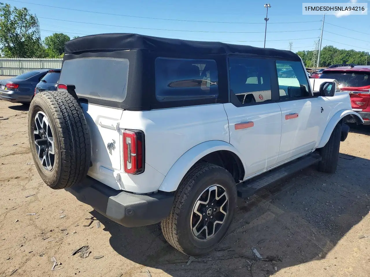 2022 Ford Bronco Base VIN: 1FMDE5DH5NLA94216 Lot: 58274976