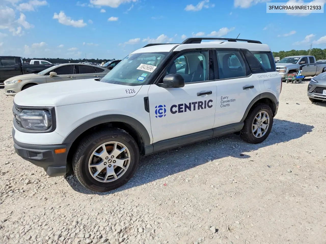 2022 Ford Bronco Sport VIN: 3FMCR9A69NRE12933 Lot: 58426696