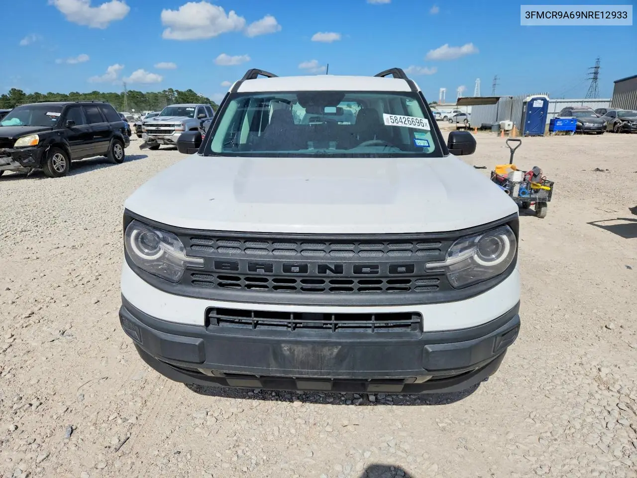 2022 Ford Bronco Sport VIN: 3FMCR9A69NRE12933 Lot: 58426696