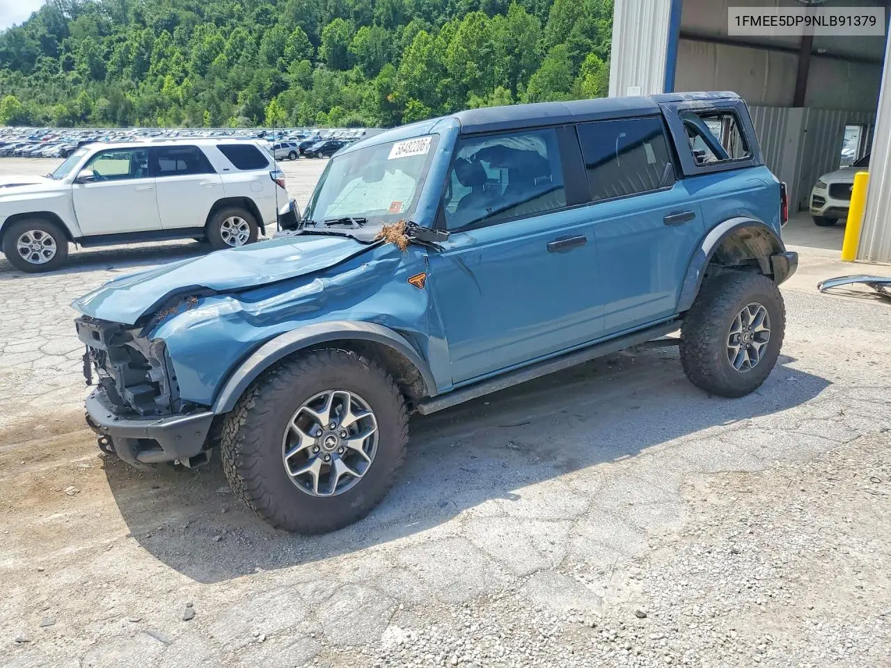 2022 Ford Bronco Base VIN: 1FMEE5DP9NLB91379 Lot: 58482206