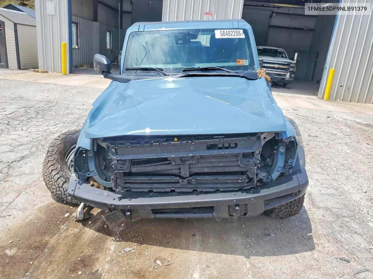 2022 Ford Bronco Base VIN: 1FMEE5DP9NLB91379 Lot: 58482206
