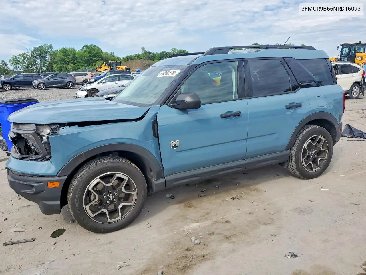 2022 Ford Bronco Sport Big Bend VIN: 3FMCR9B66NRD16093 Lot: 58560676