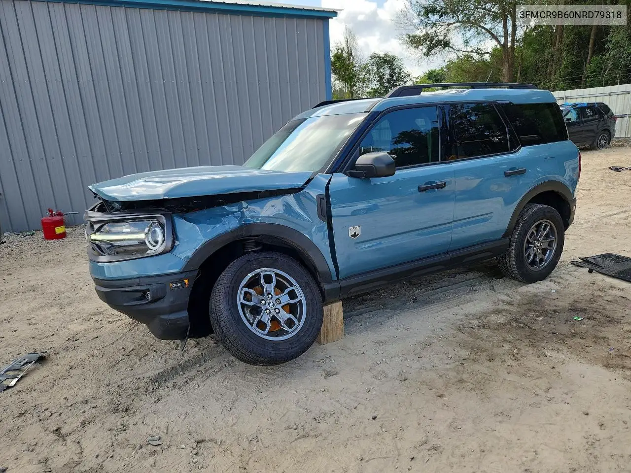 2022 Ford Bronco Sport Big Bend VIN: 3FMCR9B60NRD79318 Lot: 58807466