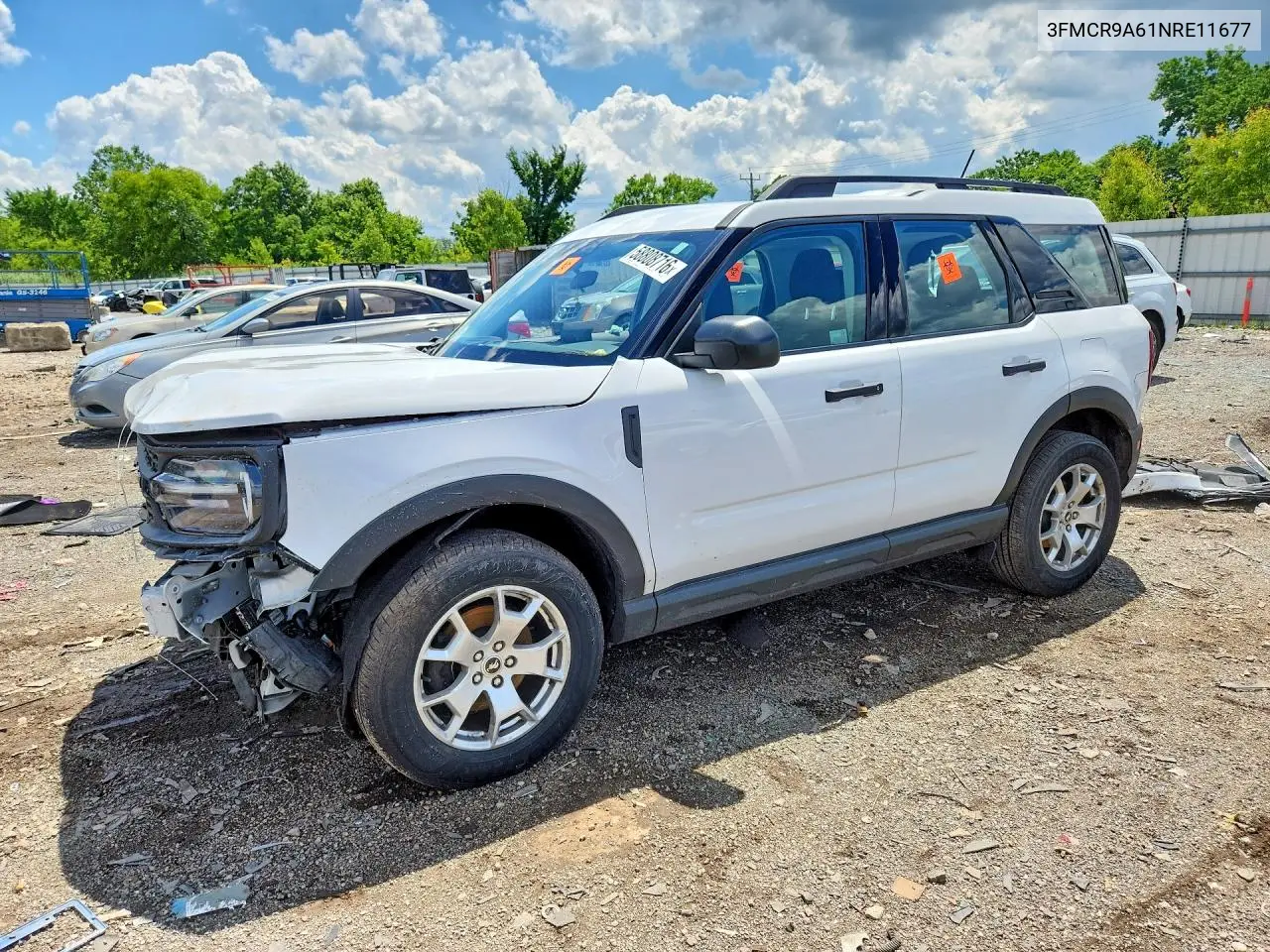 2022 Ford Bronco Sport VIN: 3FMCR9A61NRE11677 Lot: 58808716
