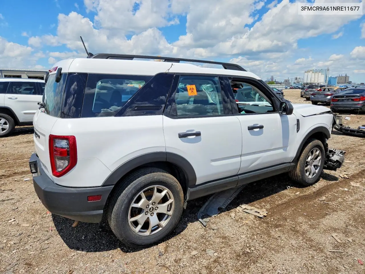 2022 Ford Bronco Sport VIN: 3FMCR9A61NRE11677 Lot: 58808716