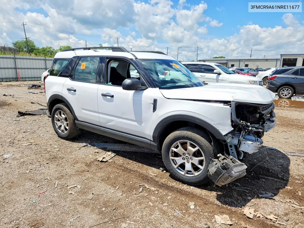 2022 Ford Bronco Sport VIN: 3FMCR9A61NRE11677 Lot: 58808716