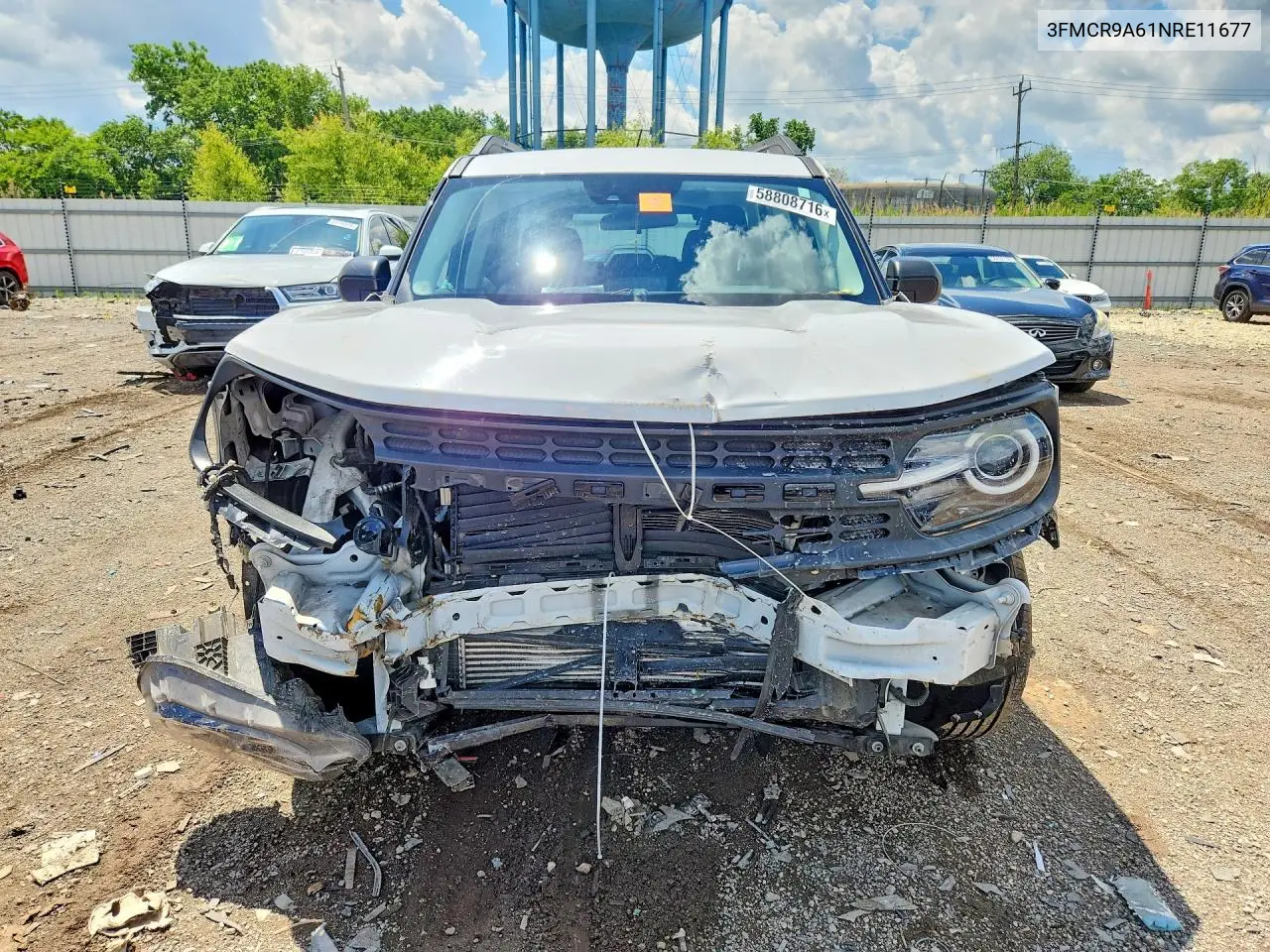 2022 Ford Bronco Sport VIN: 3FMCR9A61NRE11677 Lot: 58808716