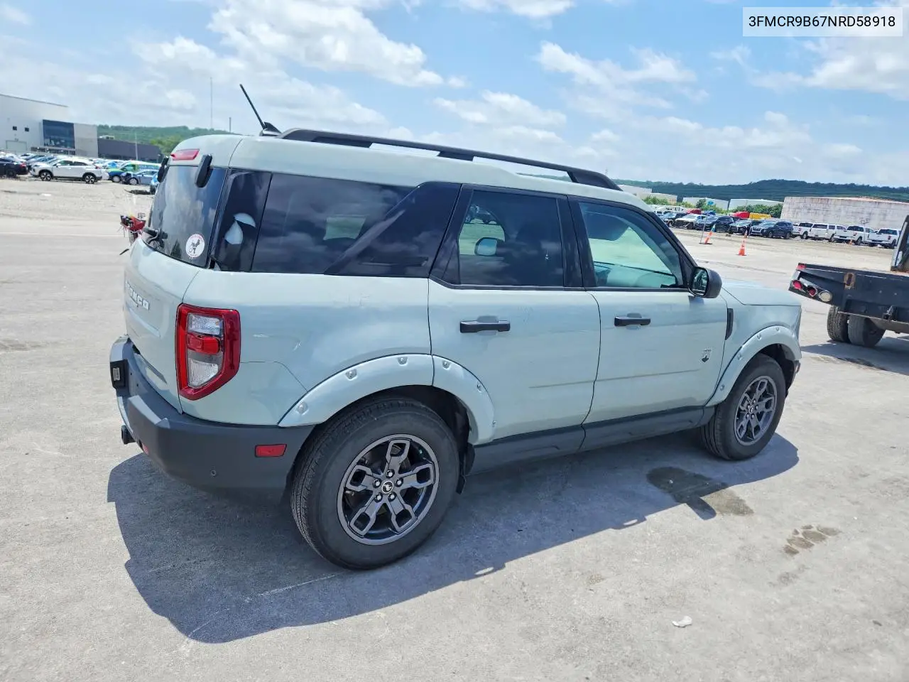 2022 Ford Bronco Sport Big Bend VIN: 3FMCR9B67NRD58918 Lot: 58925606