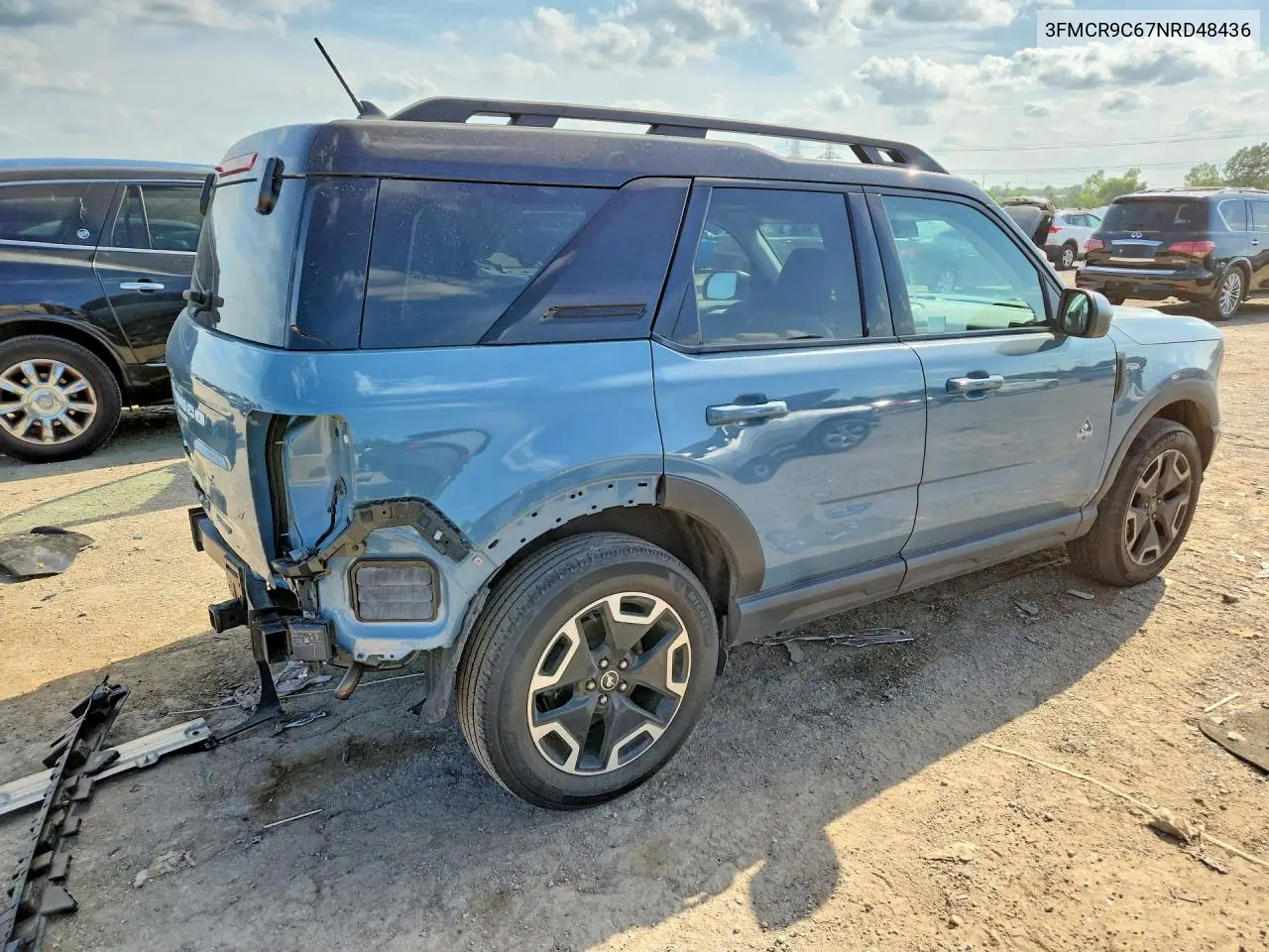 2022 Ford Bronco Sport Outer Banks VIN: 3FMCR9C67NRD48436 Lot: 58953016