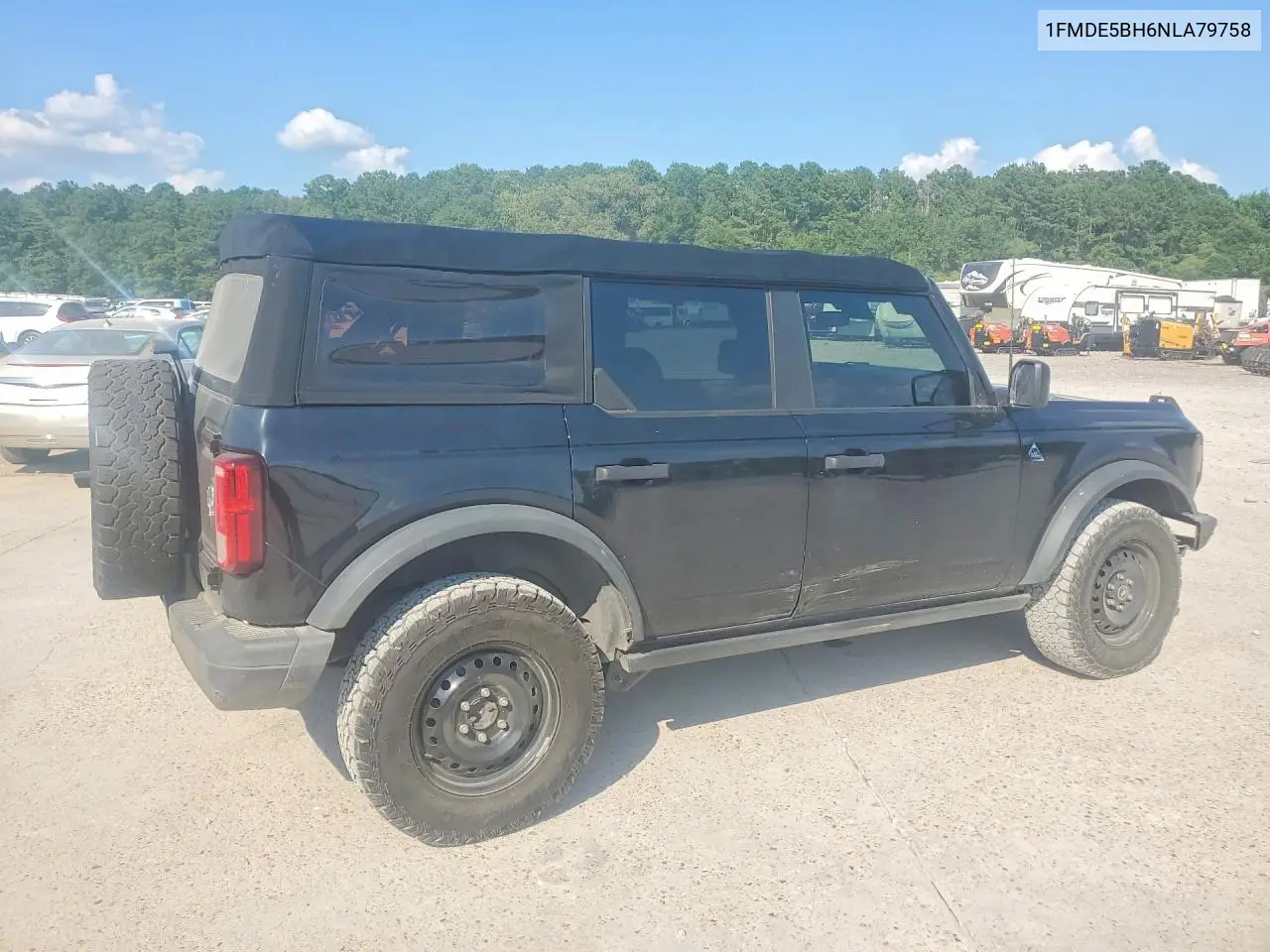2022 Ford Bronco Base VIN: 1FMDE5BH6NLA79758 Lot: 58962056