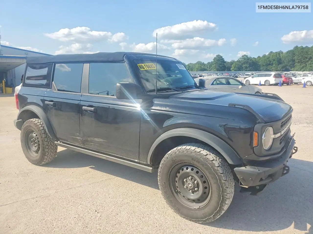 2022 Ford Bronco Base VIN: 1FMDE5BH6NLA79758 Lot: 58962056